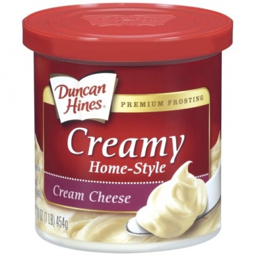 Duncan Hines Creamy Home Style Cream Cheese Frosting 16oz 453g - 8 Packs Case Buy