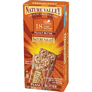 Nature Valley Peanut Butter Crunchy Granola Bars Case Buy 18 x 2 bars Packs