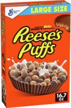 Reese's Puffs Cereal 16.7 oz 473g American Cereal - LARGE SIZE