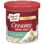 Duncan Hines Home Style Classic Vanilla Frosting 453g - 8 Packs CASE BUY