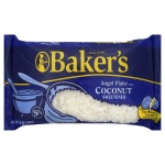 Bakers Angel Flake Coconut sweetened 14oz 396g bag  - 10 Packs CASE BUY Baker's