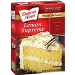 Duncan Hines Signature Lemon Supreme Deliciously Moist Cake Mix 468g - 12 Packs CASE BUY