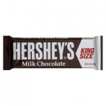 Hersheys Milk Chocolate Bar King Size 2.6oz 73g Hershey's CASE of 18 Bars