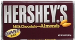 Hersheys Milk Chocolate with Almonds Giant Bar 192g (6.8 oz) Hershey's