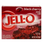 Jell-O Black Cherry Gelatin Dessert Jello 3oz 85g
