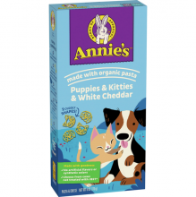 Annie's Puppies & Kitties & White Cheddar Organic Pasta 170g
