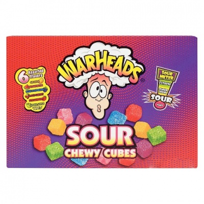 Warheads Sour Chewy Cubes (4oz) 113g