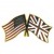 American - British Flag Lapel Pin USA-UK American Flag Lapel Pin