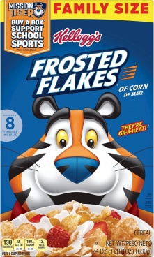 Kellogg's Frosted Flakes  Breakfast Cereal Family Size 24 oz