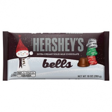Hershey's Holiday Milk Chocolate Bells, 10 oz (283g) Bag Hersheys