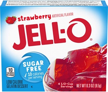 Jell-o Sugar Free Instant Strawberry 8.5g (PACK OF 2)