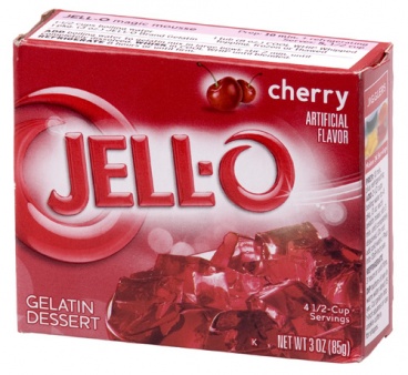 Jell-o Cherry Gelatine Dessert 3oz 85g Jello x 2 packs