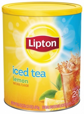 Lipton Iced Tea Natural Lemon Makes 20 Quarts. 1.5kg