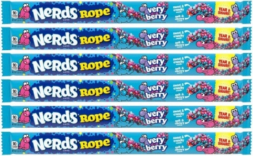 Very Berry Rope Nerds Rope Very Berry Ropes 26g Candy (PACK OF 6) - American Food Store