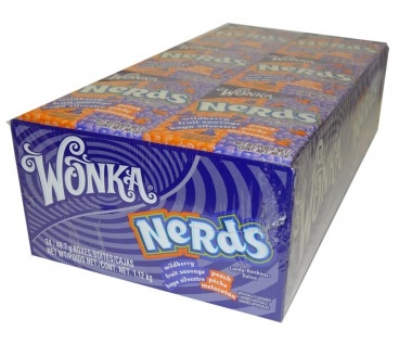 Wonka Nerds Peach & Wid Berry 46.7g American Candy.Case Buy of 24 packs