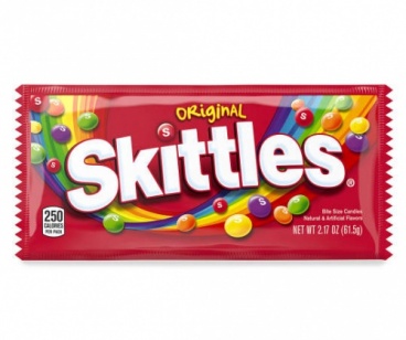 Skittles Original American Candy 61.5g (2.17oz) bag (PACK OF 5)