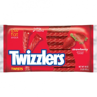 TWIZZLERS TWIST STRAWBERRY MEGA 1LB - 453g Twizzler