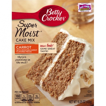 Betty Crocker Super Moist Carrot Cake Mix 15.25oz 432g