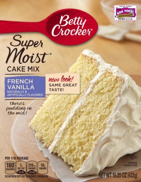 Betty Crocker Super Moist French Vanilla Cake Mix 15.25oz 432g