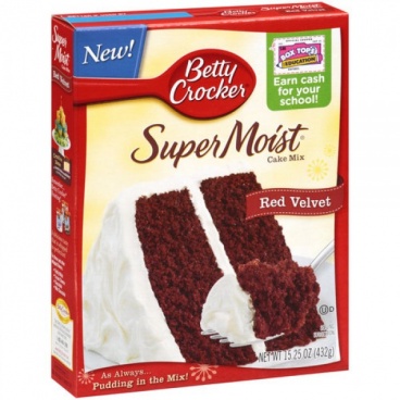 Betty Crocker Super Moist Red Velvet Cake Mix  432g - 12 Packs Case Buy