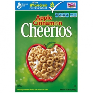 Cheerios Apple Cinnamon Cereal, (11oz) 311g General Mills Cereal