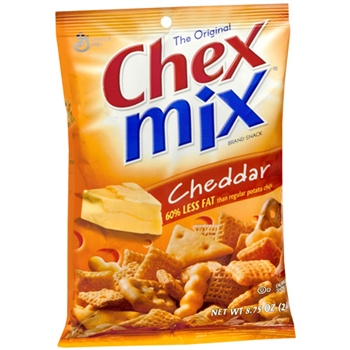 Chex Mix Cheddar Snack Mix (8.75oz).  248g Bag Savory Snack