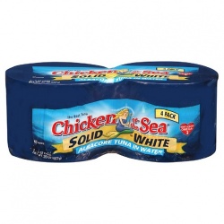 Chicken of the Sea Solid White Albacore Tuna in Water 142g - Case Buy 24 Cans
