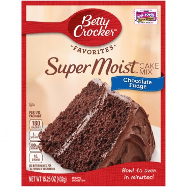 Betty Crocker Chocolate Fudge Cake Mix 15.25 oz. (432 g)