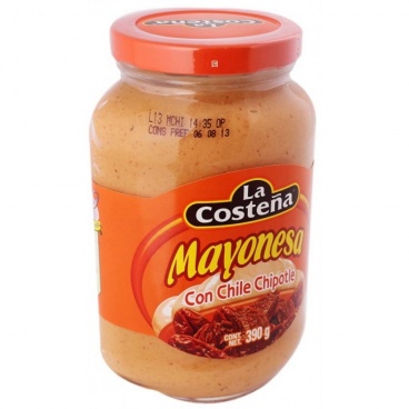 La Costena Mayonesa Con Chiles Chipotle  390g