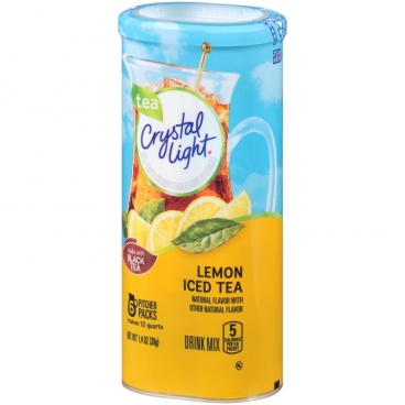 Crystal Light Lemon Iced Tea makes 12 Quarts