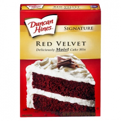 Duncan Hines Signature Red Velvet Delicious Moist Cake Mix  432g