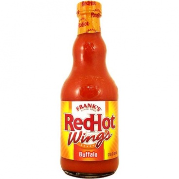 Frank's Red Hot Buffalo Wings Sauce - ORANGE 12oz 354ml Franks