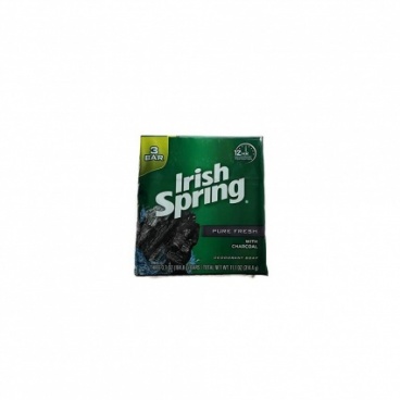 Irish Spring 3Bar Pure Fresh With Charcoal 31404g PACK OF 2