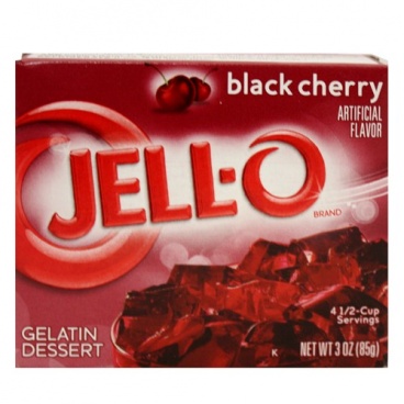 Jell-O Black Cherry Gelatin Dessert Jello 3oz 85g