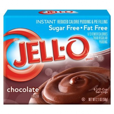 Jell-o Sugar-Free Fat Free Instant Chocolate Pudding & Pie Filling 59g (2.1oz)