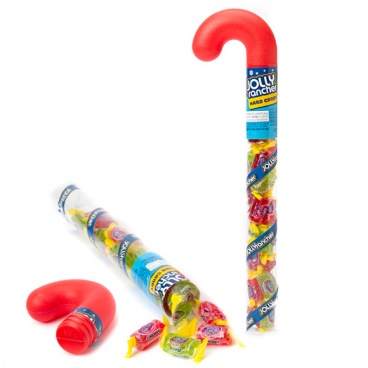 Jolly Rancher Christmas Hard Candy Filled Cane 2.94 oz (83g)