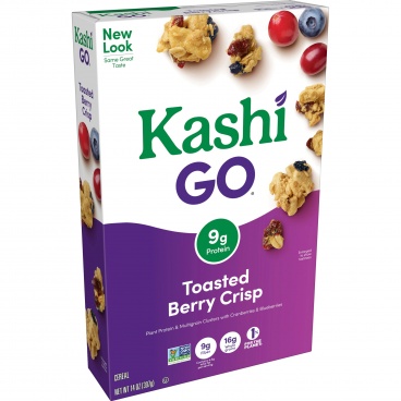 Kashi GO Cereal, Toasted Berry Crisp, 14 oz 397g