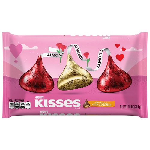 Hershey's Kisses Milk Chocolate with Almonds10oz 283g