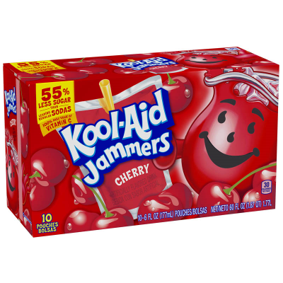 Kool - Aid Jammers Cherry 10 ct 6 oz