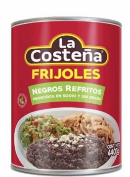 La Costena Refried Black Beans (440g) MEXICAN