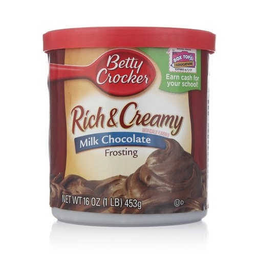 Betty Crocker Rich & Creamy Milk Chocolate Frosting 453g 8 Packs CASE
