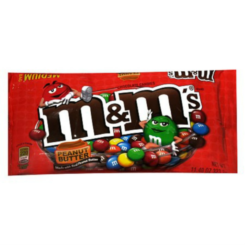 M&M's Peanut Butter M&MS Bigger Bag 10.2oz )289g M & M - American Food ...