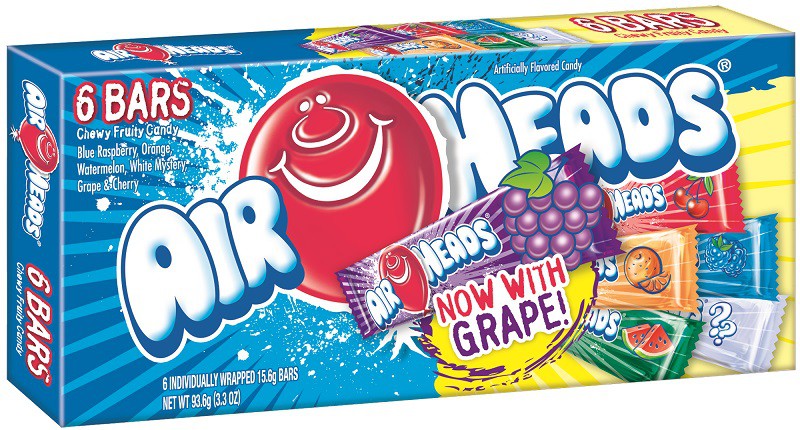 Download Airheads Assorted, (3.3oz) 94g Theater Box Air Heads - American Food Store