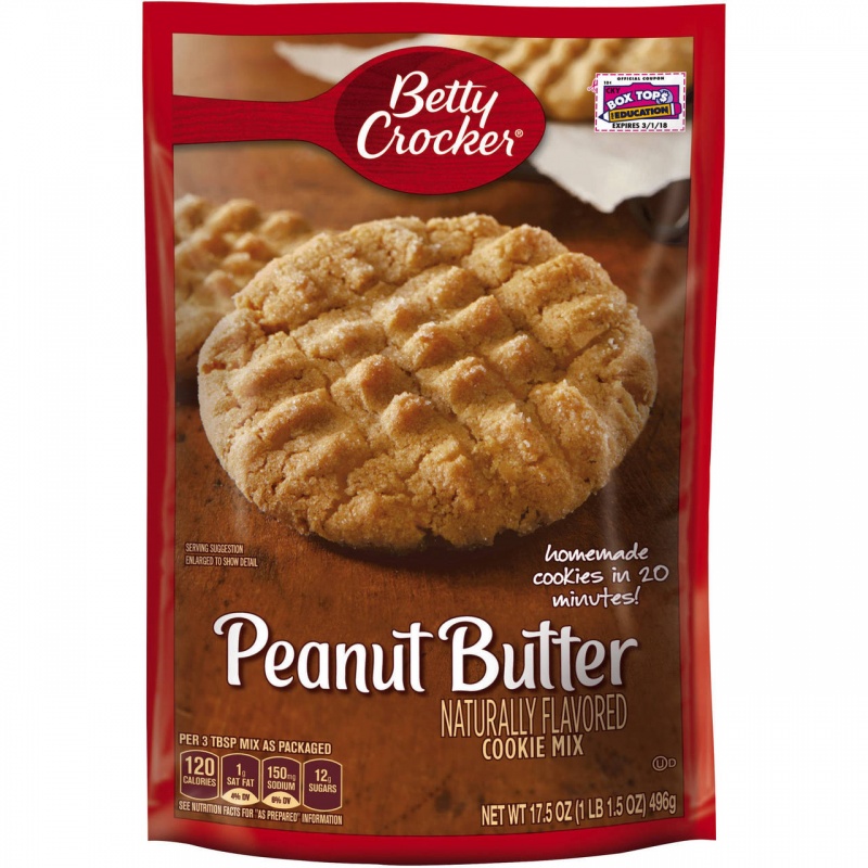 Betty Crocker Peanut Butter Cookie Mix, 17.5 oz 496g American Food Store