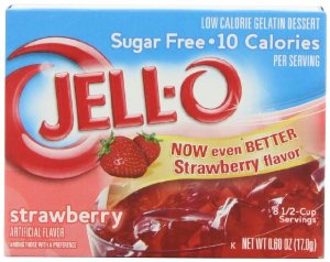 Jell-o Jello Sugar Free Instant Strawberry 8.5g - American Food Store