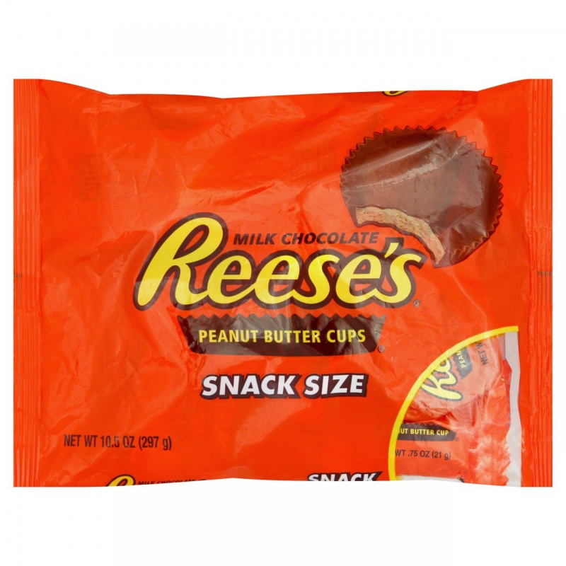 Reese's Peanut Butter Cups Snack Size Milk Chocolate 10.5oz 297g Reeses