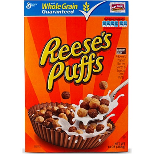 Reeses Puffs Cereal (16.7oz) 473g Box Reese