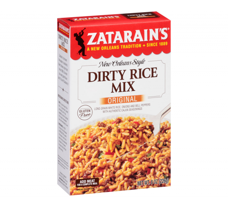Zatarains Dirty Rice Mix 8oz 227g Box Zatarain's American Food Store
