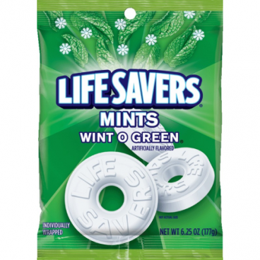 Life Savers Mints Wint O Green 6.25 oz 177g American Candy