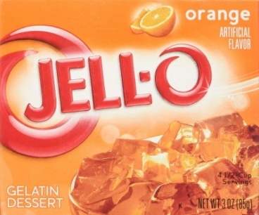 Jell-o Orange Gelatin Dessert Jelly 85g (3oz) 2 pack